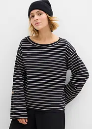 Felpa oversize in puro cotone, bonprix