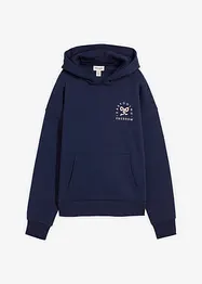 Felpa oversize in misto cotone, bonprix
