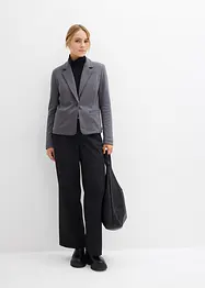 Blazer in felpa con viscosa fluente, bonprix