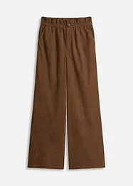 Pantaloni di velluto a coste con gambe larghe, bonprix