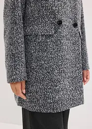 Cappotto corto in simil lana melange, bonprix