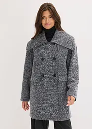 Cappotto corto in simil lana melange, bonprix