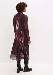 Abito midi in morbido mesh, bonprix