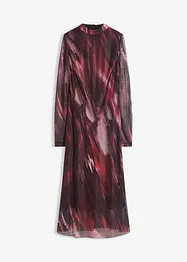 Abito midi in morbido mesh, bonprix