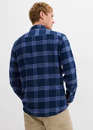Camicia a maniche lunghe in flanella di puro cotone biologico, bonprix