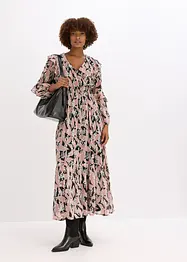 Abito di chiffon con volant, bonprix
