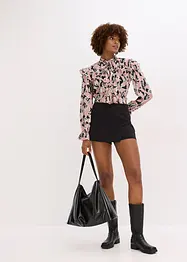 Camicetta di chiffon con volant, bonprix