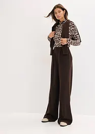 Maglia a maniche lunghe in misto viscosa morbido, bonprix