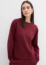 Maglia a maniche lunghe in punto di Roma, bonprix