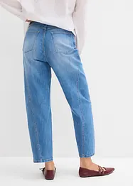 Jeans baggy, vita alta, bonprix
