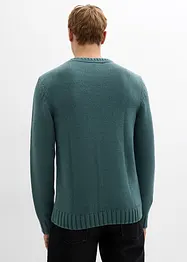 Maglione in  filato grosso a trecce, bonprix