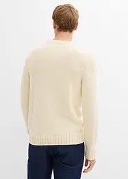 Maglione in  filato grosso a trecce, bonprix