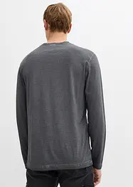 Maglia a maniche lunghe con effetto lavato (pacco da 2), bonprix