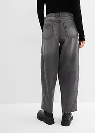 Jeans a palloncino, vita media, bonprix
