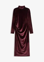 Abito midi in velluto morbido, bonprix