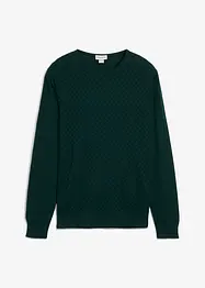 Maglione in filato fine con lana merino, bonprix