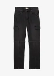 Jeans jogger cargo con girovita comodo regular fit, straight, bonprix