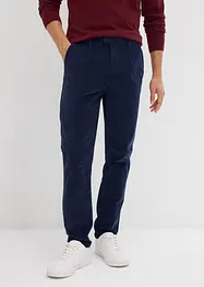 Pantaloni di velluto a coste regular fit con cotone biologico, tapered, bonprix