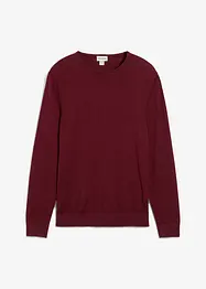 Maglione in filato fine con lana merino, bonprix