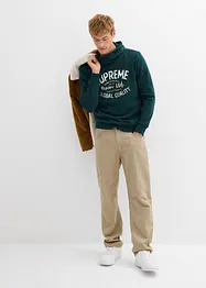 Felpa con cappuccio in misto cotone morbido, bonprix