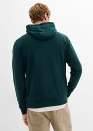 Felpa con cappuccio in misto cotone morbido, bonprix