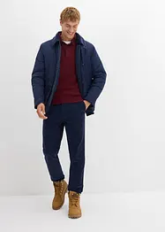 Maglione in filato fine con pregiata lana merino, slim fit, bonprix