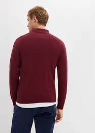 Maglione in filato fine con pregiata lana merino, slim fit, bonprix