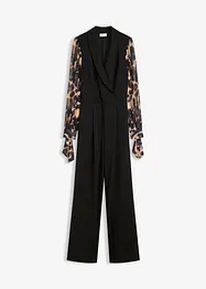 Tuta elegante in jersey con maniche in mesh, bonprix