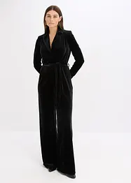Tuta elegante in jersey di velluto fluente, bonprix