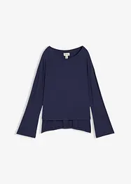 T-shirt oversize in fluido misto viscosa ed elastan, bonprix