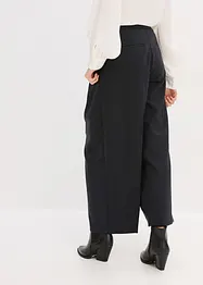 Pantaloni barrel in misto viscosa, bonprix
