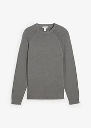 Maglione in filato fine di cotone riciclabile, bonprix