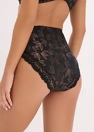 Slip alto con stampa lucente, bonprix