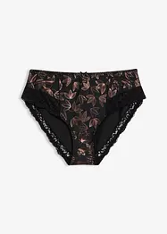 Slip alto con stampa lucente, bonprix