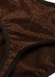 Perizoma alto in tessuto glitterato, bonprix