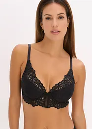 Reggiseno con coppe preformate in pizzo raffinato, bonprix