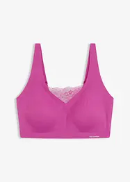 Bralette laser cut imbottita Feel Comfort, bonprix