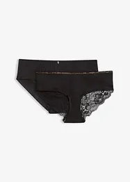 Culotte in pizzo pregiato (pacco da 2), bonprix