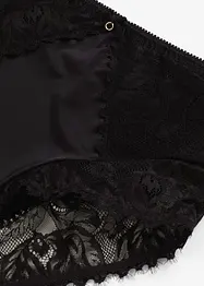 Slip a vita alta con effetto glitterato, bonprix