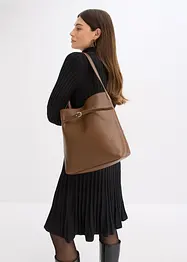 Borsa a mano XL con fibbia, bonprix