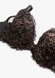 Reggiseno con coppe preformate e filato glitterato, bonprix
