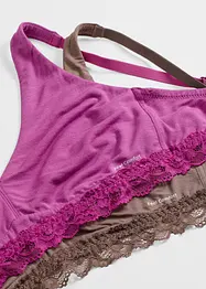 Bralette in modal morbido Feel Comfort (pacco da 2), bonprix