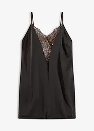 Sottoveste di satin con filato glitterato, bonprix