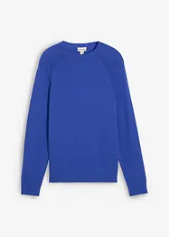 Maglione in filato fine di puro cotone, bonprix