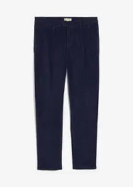 Pantaloni di velluto a coste regular fit con cotone biologico, tapered, bonprix