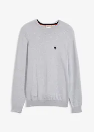 Maglione in filato fine con cotone riciclato, bonprix