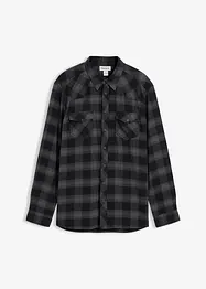 Camicia in flanella di puro cotone, bonprix