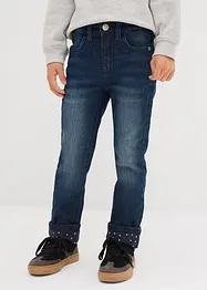 Jeans termici con fodera in jersey, slim fit, bonprix