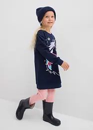 Abito in felpa di puro cotone, bonprix
