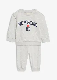 Felpa e pantaloni (set 2 pezzi), bonprix